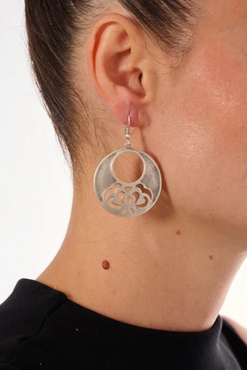 Kiraz Silver Plated Earring