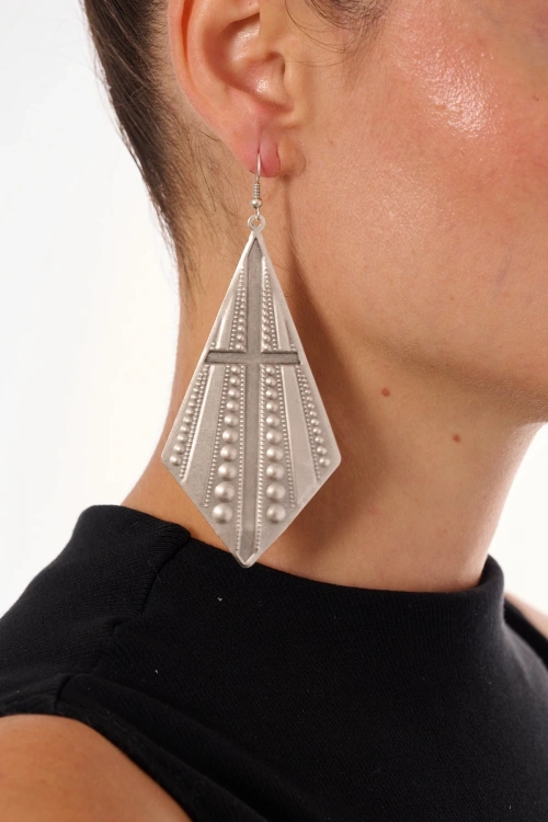 Kiraz Silver Plated Earring