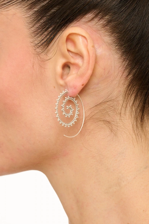 Kiraz Silver Plated Earring