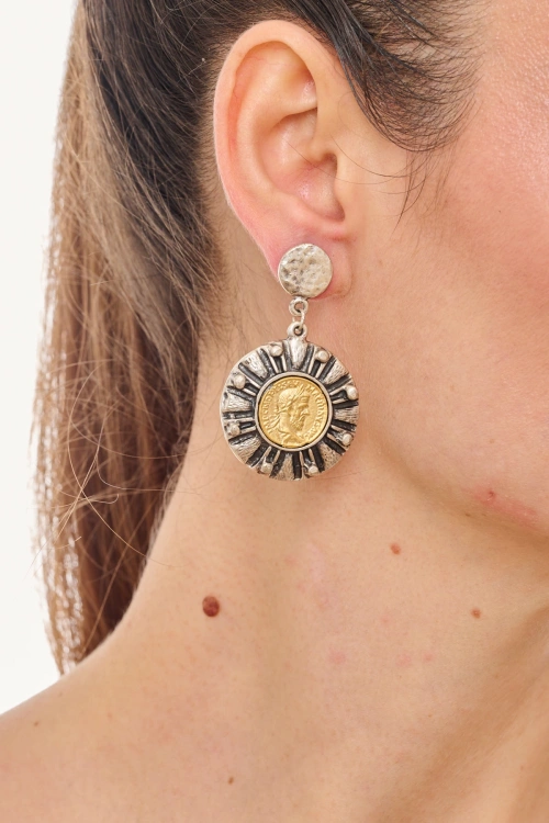 Kiraz Silver Plated Earring