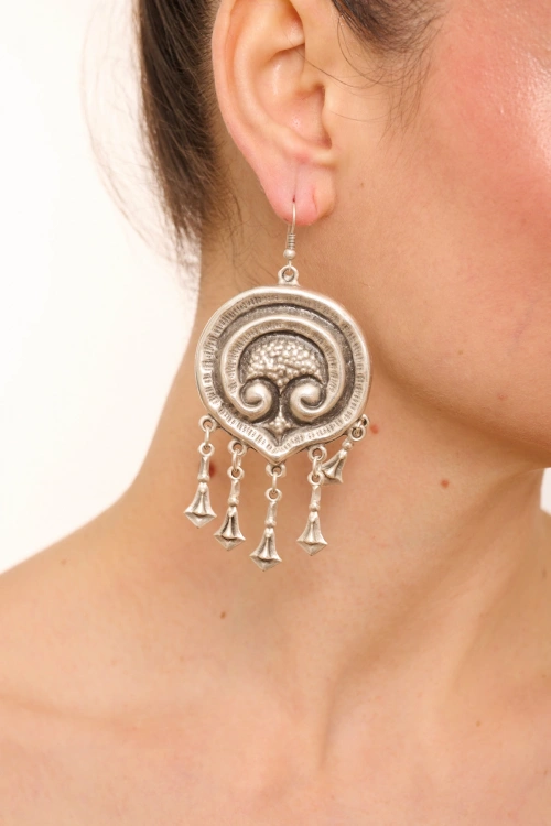 Kiraz Silver Plated Earring