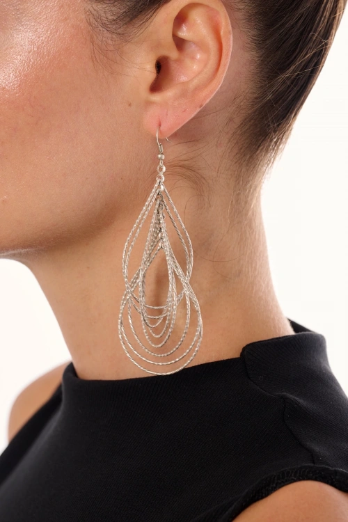 Kiraz Silver Plated Earring