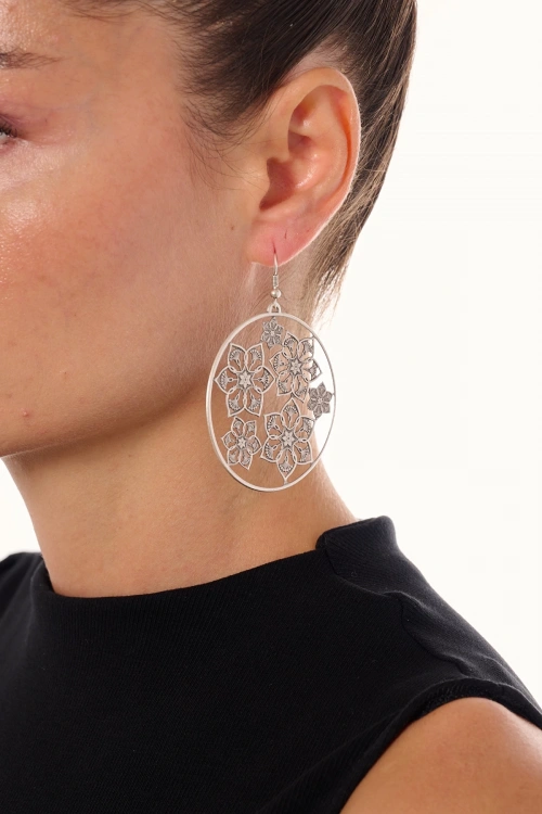 Kiraz Silver Plated Earring