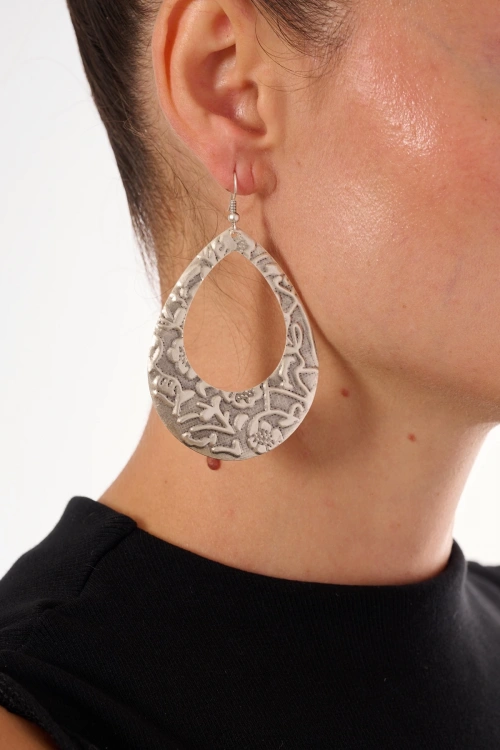 Kiraz Silver Plated Earring
