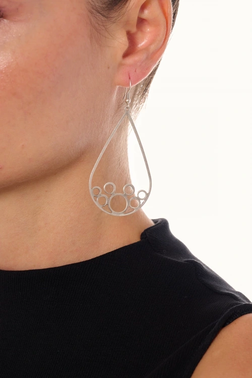 Kiraz Silver Plated Earring