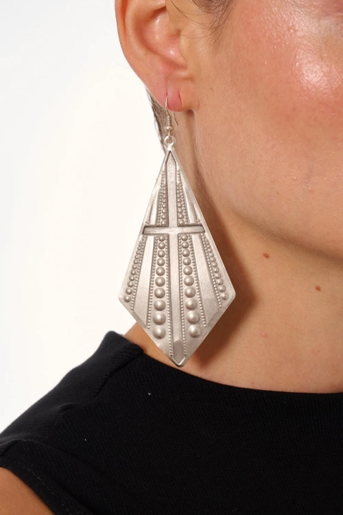 Kiraz Silver Plated Earring
