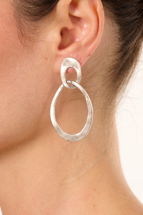 Kiraz Silver Plated Earring