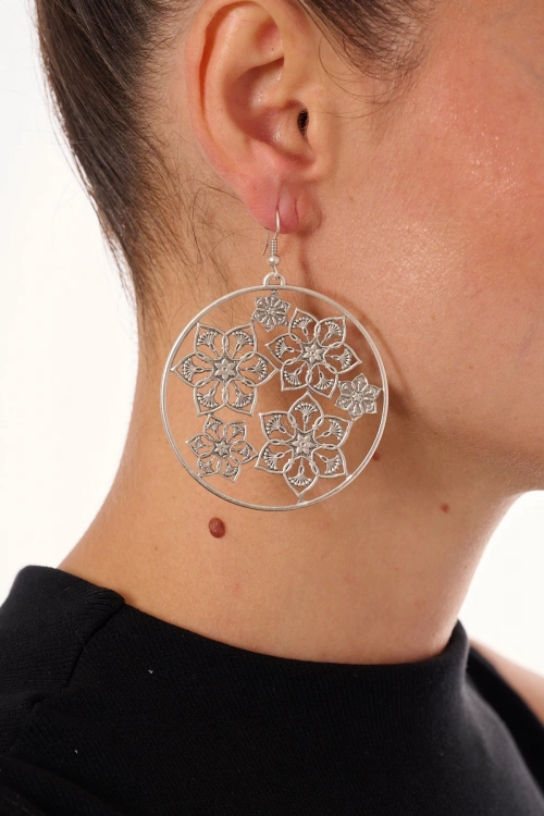 Kiraz Silver Plated Earring