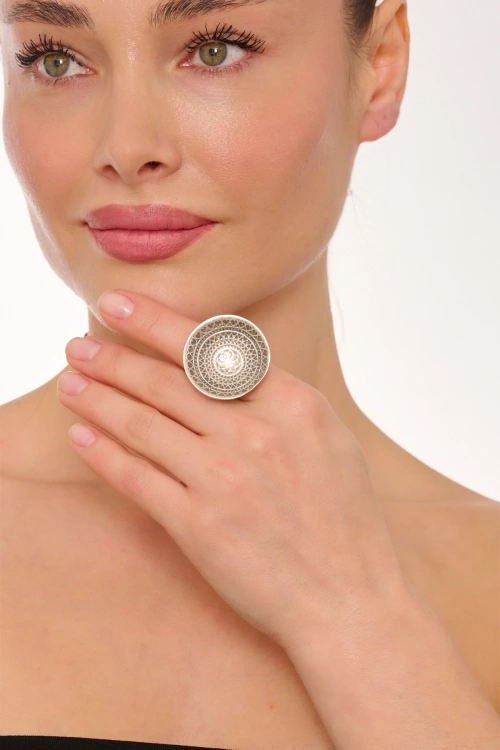 Kiraz Silver Plated Earring