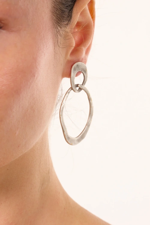 Kiraz Silver Plated Earring