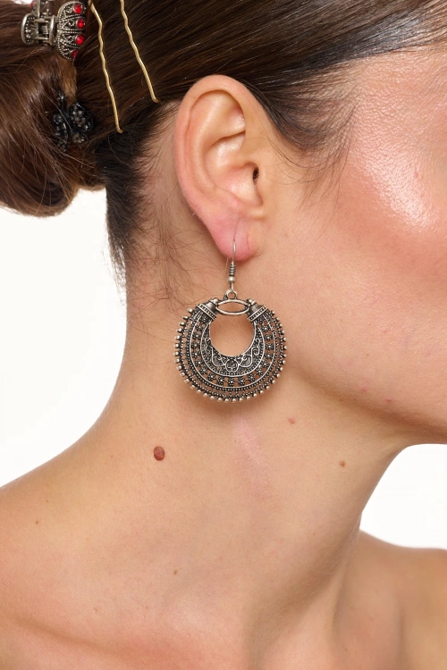 Kiraz Silver Plated Earring