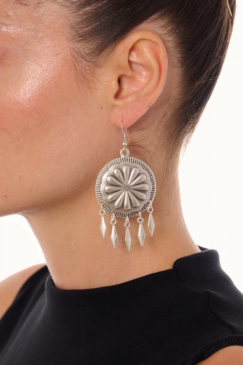 Kiraz Silver Plated Earring