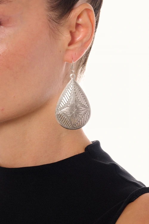 Kiraz Silver Plated Earring