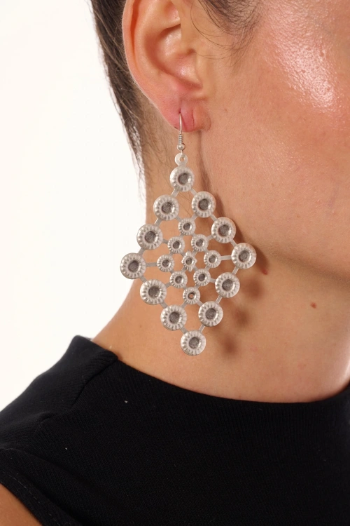 Kiraz Silver Plated Earring