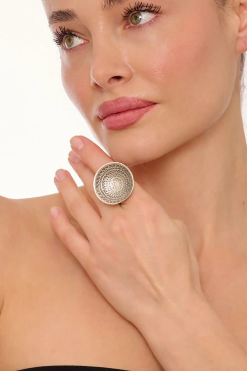 Kiraz Silver Plated Earring