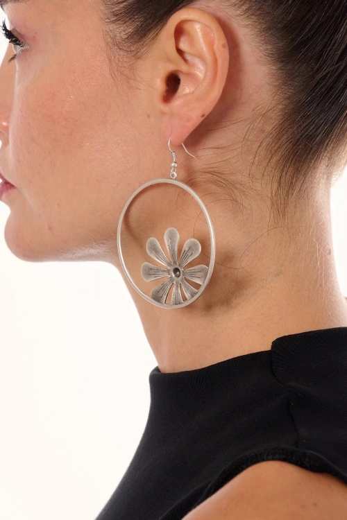 Kiraz Silver Plated Earring