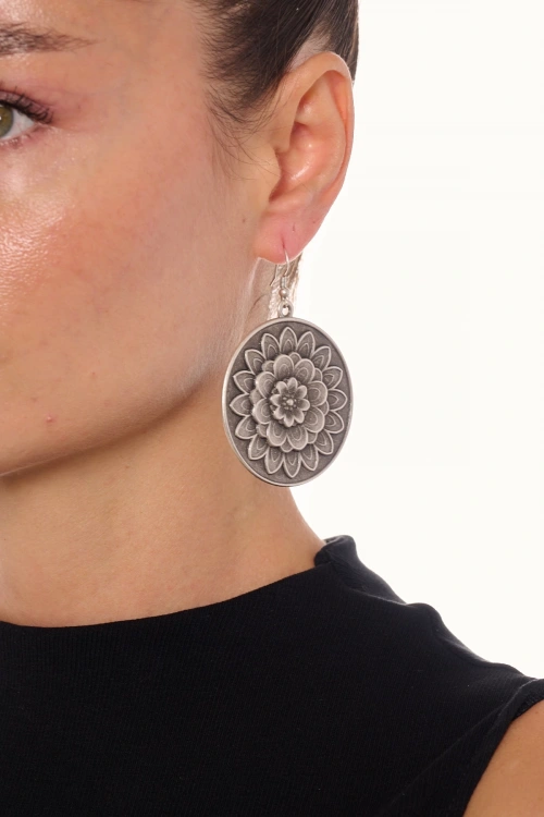 Kiraz Silver Plated Earring