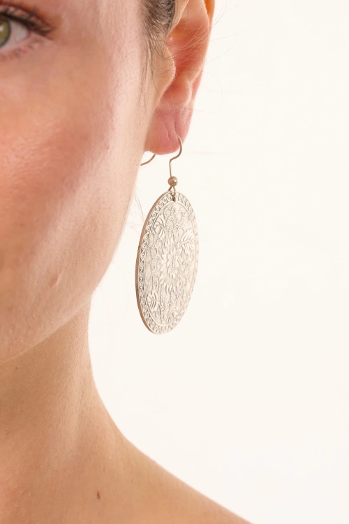 Kiraz Silver Plated Earring