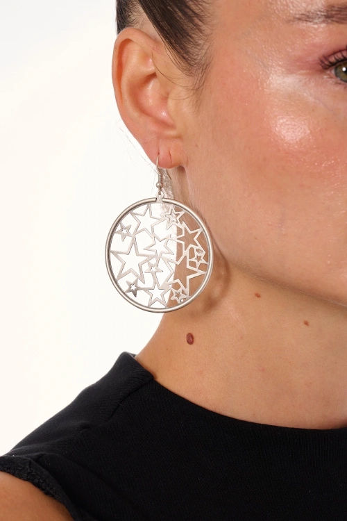 Kiraz Silver Plated Earring