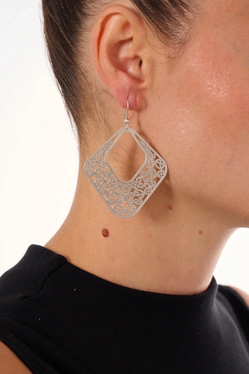 Kiraz Silver Plated Earring