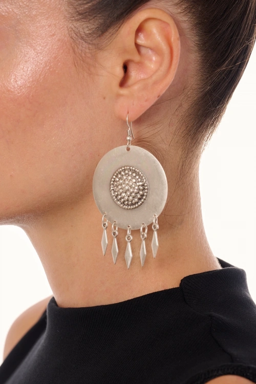 Kiraz Silver Plated Earring
