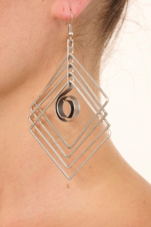 Kiraz Silver Plated Earring