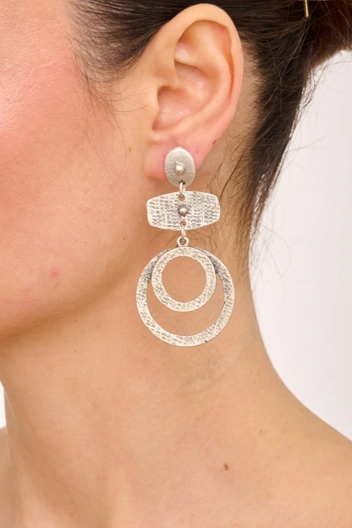Kiraz Silver Plated Earring