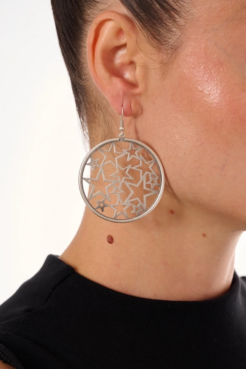 Kiraz Silver Plated Earring