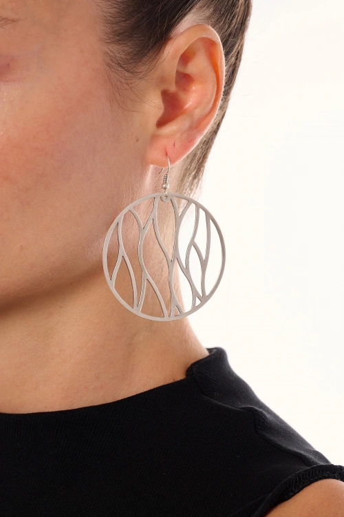 Kiraz Silver Plated Earring