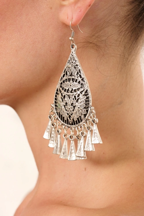 Kiraz Silver Plated Earring