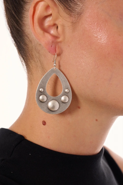 Kiraz Silver Plated Earring