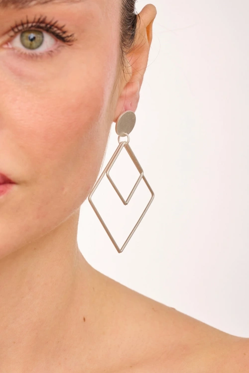 Kiraz Silver Plated Earring