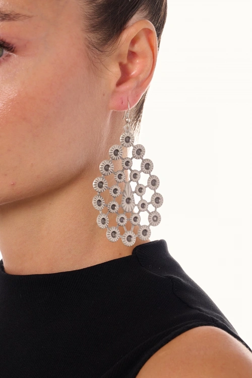 Kiraz Silver Plated Earring