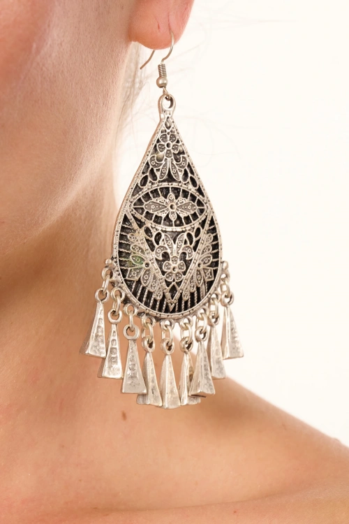 Kiraz Silver Plated Earring