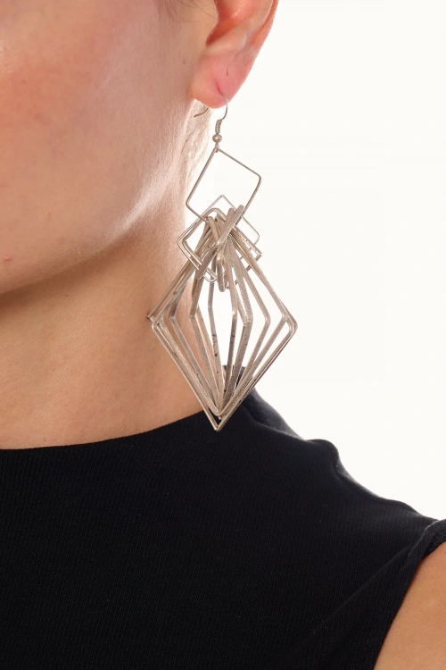 Kiraz Silver Plated Earring