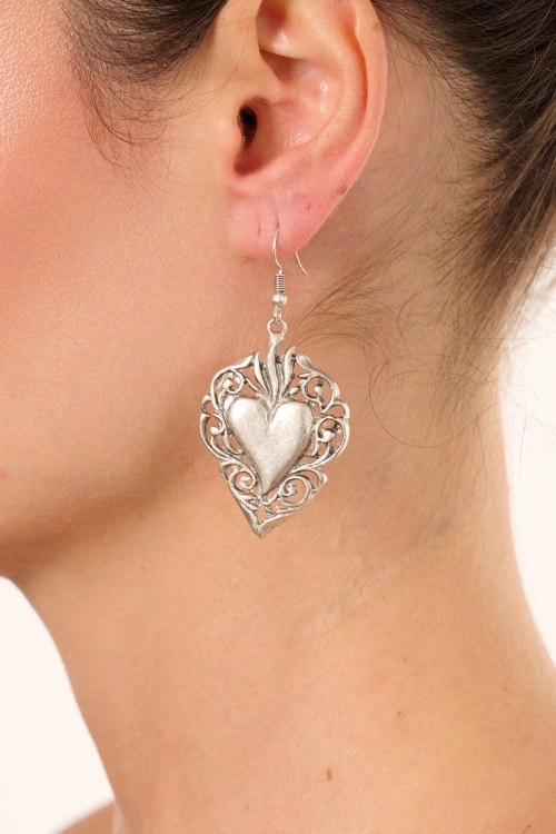 Kiraz Silver Plated Earring