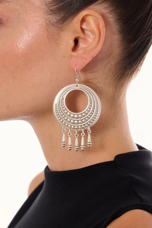 Kiraz Silver Plated Earring