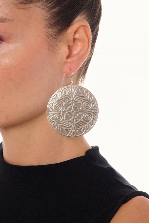 Kiraz Silver Plated Earring