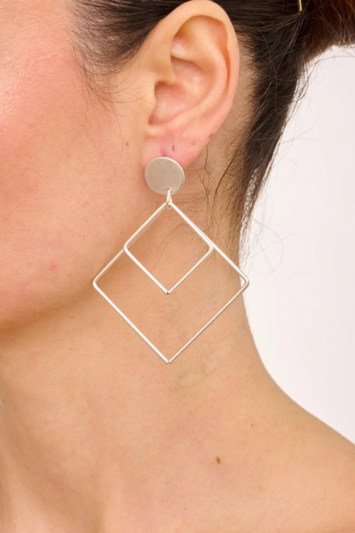 Kiraz Silver Plated Earring