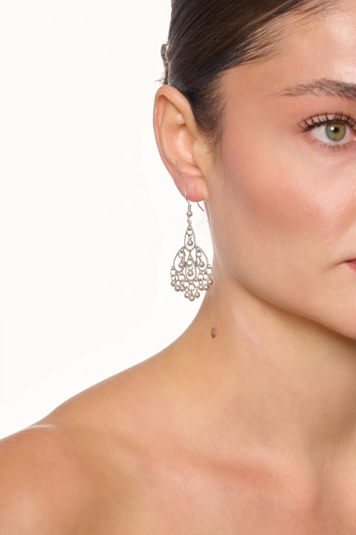 Kiraz Silver Plated Earring