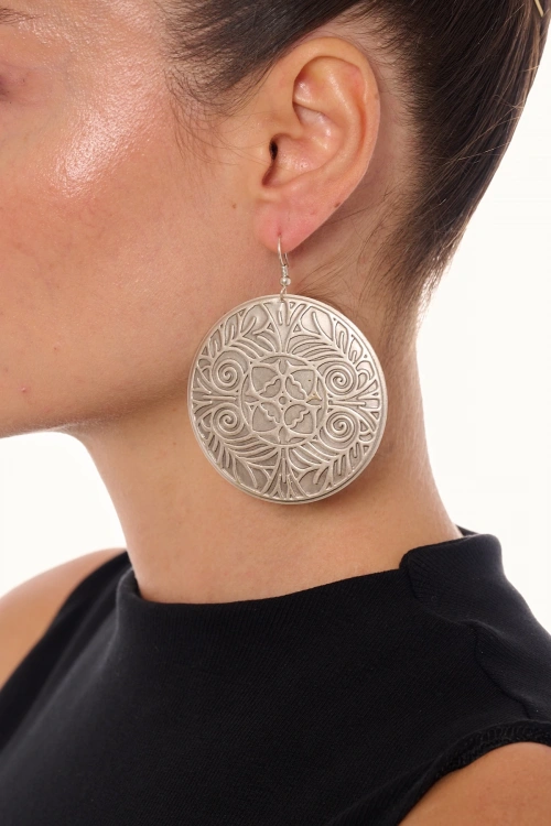 Kiraz Silver Plated Earring