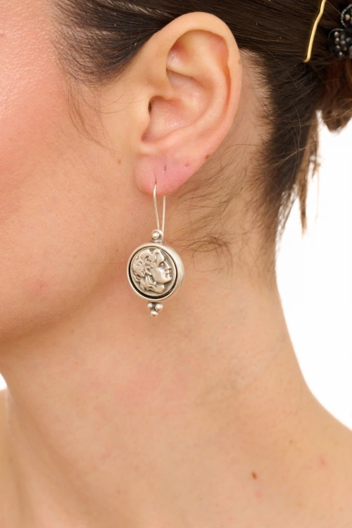 Kiraz Silver Plated Earring
