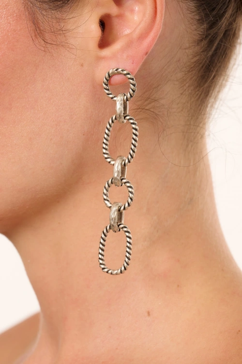 Kiraz Silver Plated Earring