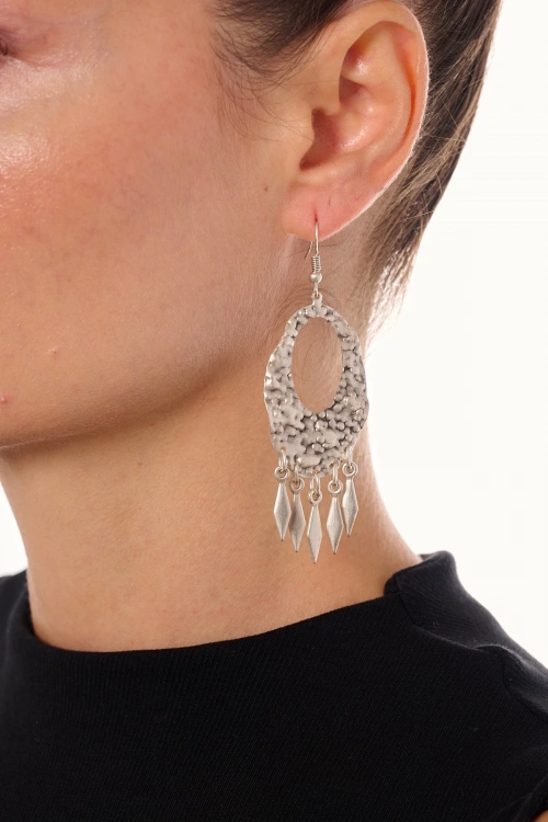 Kiraz Silver Plated Earring