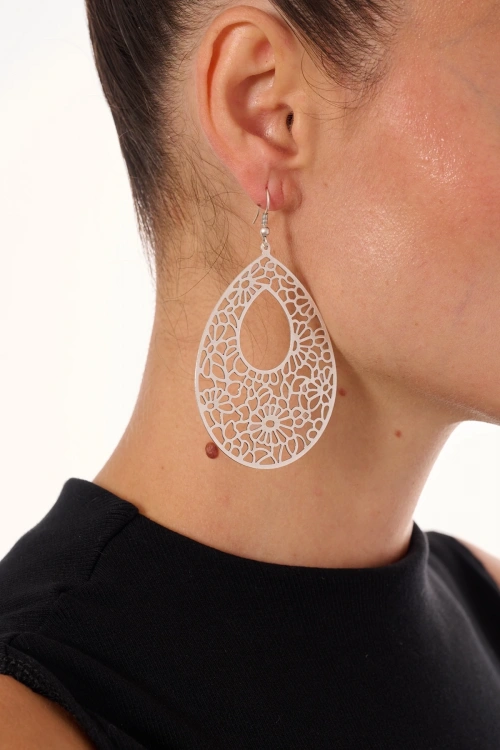 Kiraz Silver Plated Earring