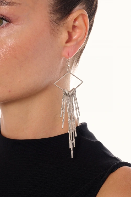 Kiraz Silver Plated Earring