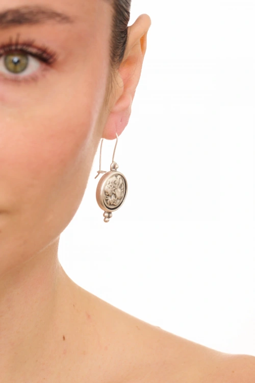 Kiraz Silver Plated Earring