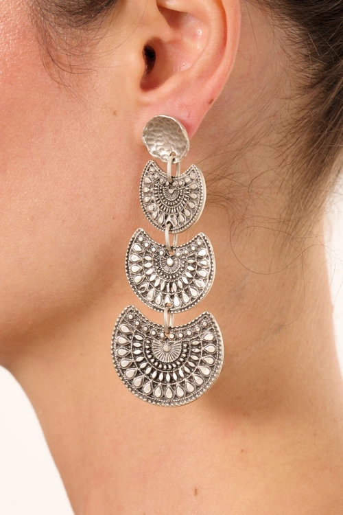 Kiraz Silver Plated Earring