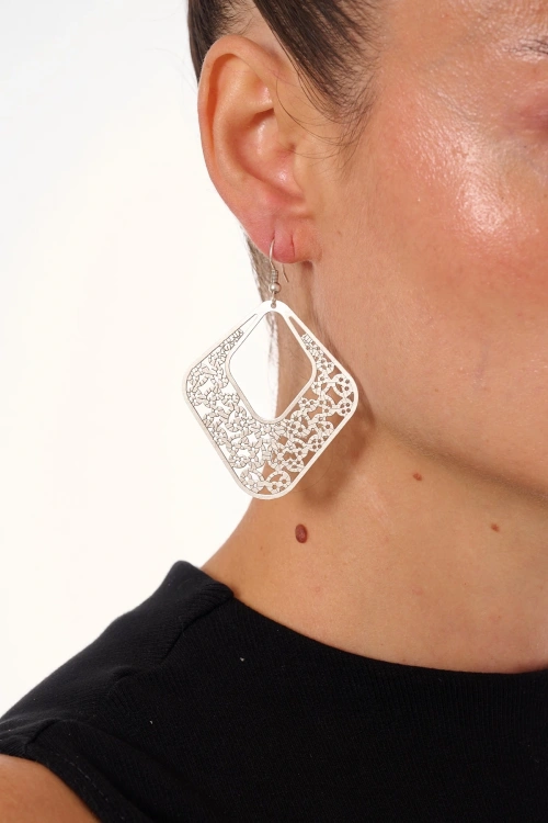 Kiraz Silver Plated Earring