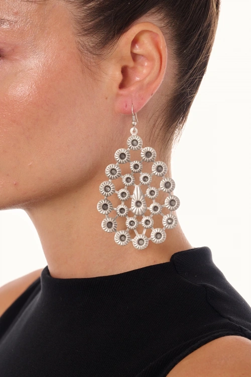 Kiraz Silver Plated Earring